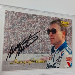 Mark Martin 1994 TRAKS Premium Autograph Series Card #A8
